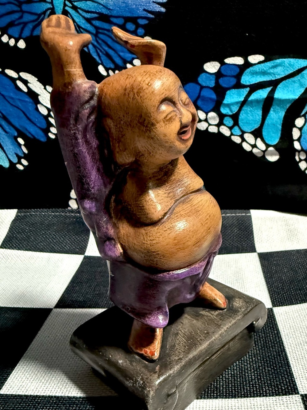 Vintage 1960s Eastern Enlightenment Buddha Altar Statue - Picture 7 of 10